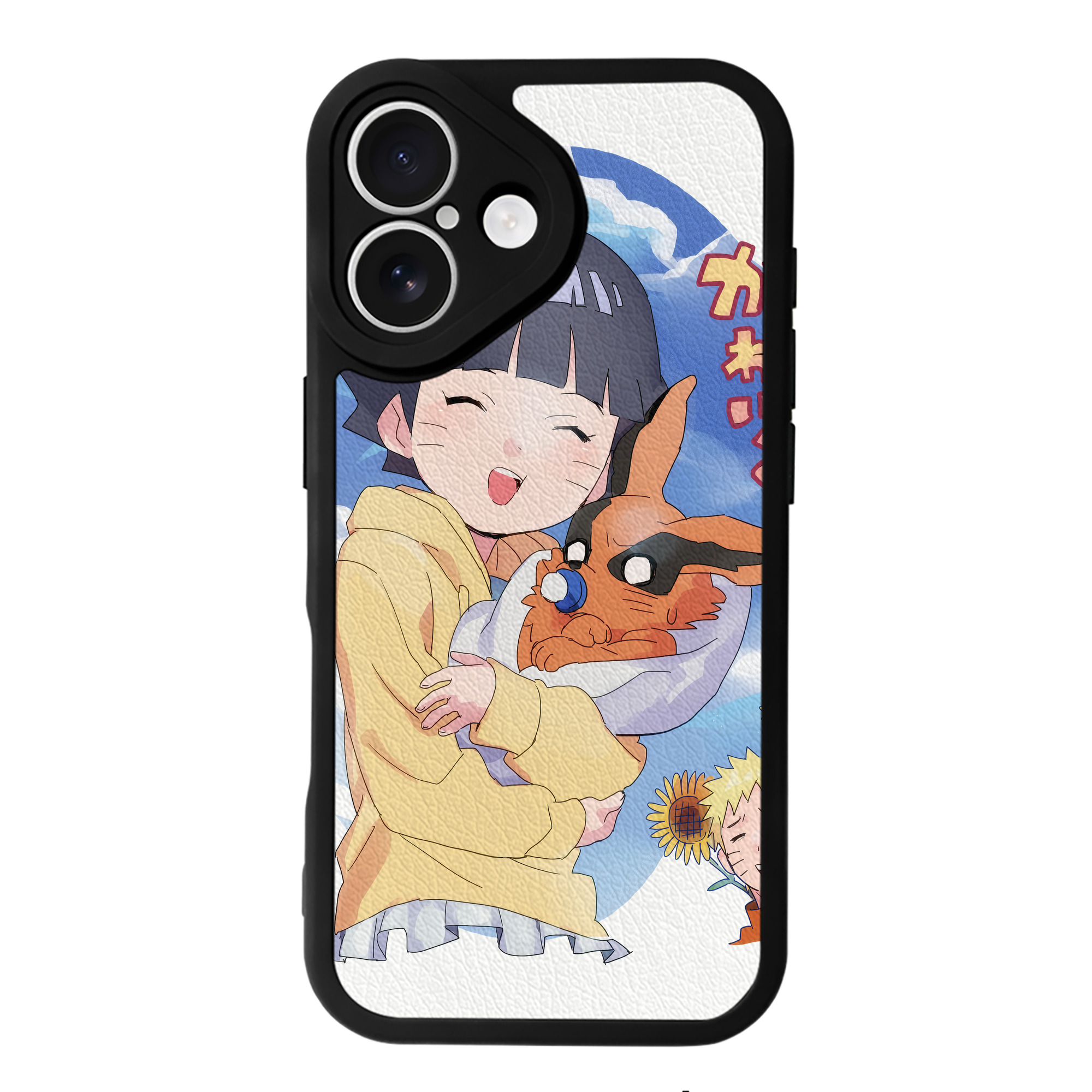 （画像用） NARUTO -ナルト- NARUTO -ナルト- 疾風伝 【iPhone 16シリーズ対応】シリコンスマホケース（レザー調） 材質：シリコン